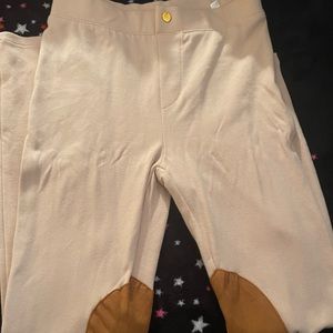 Gently worn H&M brown and tan riding leggings